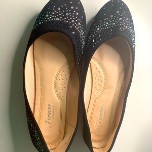 Sparkly flats